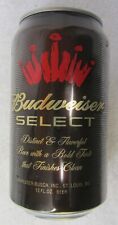 BLACK  BUDWEISER SELECT Distinct Flavor BEER CAN 12 oz BUD AB Alum Tab BO MINT picture