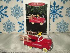 HALLMARK MURRAY FIRE TRUCK #2 KIDDIE CAR CLASSICS 1995 CHRISTMAS ORNAMENTS picture