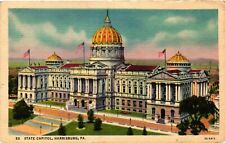 Vintage Postcard- STATE CAPITOL, HARRISBURG, PA. Early 1900s picture