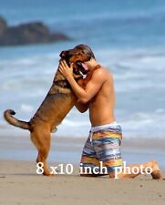 DEREK HOUGH with dog on beach Shirtless beefcake Celebrity photo #3 (183) picture