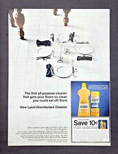 Vintage Lysol cleaner ad original 1966 10 cent coupon print advertisement picture