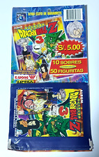 1999 DRAGON BALL Z 3 Navarrete - BLISTER PACK (10 SEALED PACK) Stickers Peru DBZ picture