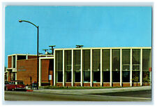 c1950s Public Library and Fire Station, Montrose, California CA Postcard picture