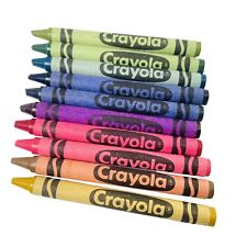 Vintage Binney & Smith Crayola Crayon Hard To Find Colors Lot 10 Loose Used picture