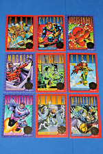 1993 X-MEN SERIES 2 30 YEARS GOLD FOIL STAMPED 9 CARD INSERT CHASE SET WOLVERINE picture