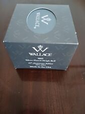 2015 Wallace Silver-Plated Sleigh Bell Ornament, 45th Edition in Box never open picture