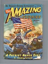 Amazing Stories Pulp Aug 1943 Vol. 17 #8 VG picture