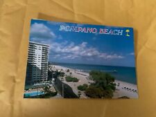 Pompano Beach Floridak Posted Post Card Preowned picture