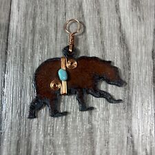 Cosmos Mystery Area Small Steel Metal Bear Christmas Ornament California (A01E) picture