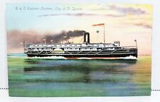 Antique 1910 Postcard D. &C. Express Steamer City Of Ignace Mackinac Island  picture
