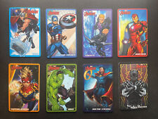 Marvel Avengers Arcade Coin Pusher 8 Card Hero Set (No Thanos Card) picture