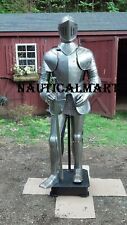 16th Century Etched Spanish Full Suit of Armor Medieval Knight Armour Complete C picture
