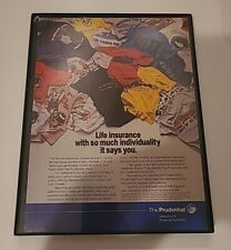 Prudential Life Insurance Print Ad 1986 Framed 8.5x11  picture