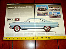 1966 1967 FORD FAIRLANE GT GTA ORIGINAL 2008 ARTICLE picture