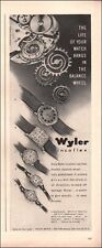 1946 vintage  Ad for  WYLER INCAFLEX WATCHES Balance Wheel Guaranteed 06/06/24 picture