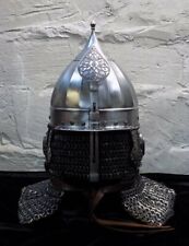 16 Gauge Steel Medieval Ottoman Islamic Helmet Historical W Chainmail picture