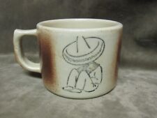 Circa 1950's Athtex Pottery Athens Texas Siesta Man Coffee soup Mug Cup Large picture