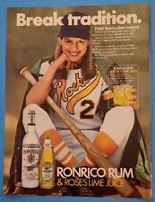 1984 RONRICO RUM Break tradition. Vintage 1980's Magazine Print Ad picture