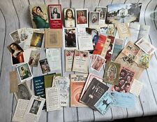 Lot Of Vintage 50’s & 60’s Religious Ephemera Prayer Booklets Cards Clippings picture