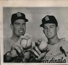 1958 Press Photo Von and Lindy McDaniel, St. Louis Cardinals Baseball Players picture