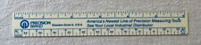 Vintage Precision Brand of Downers Grove IL Promotional Mini Plastic Ruler picture