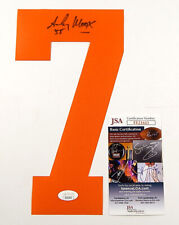 Andy Moog Signed Orange Number 7 Jersey Number JSA Auto COA picture