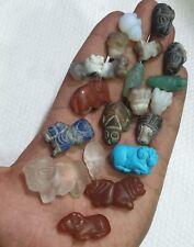 Rare Beautifull Ancinet Old Roman Greek 20 Pcs Different Small Animals Amulet Be picture