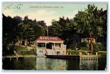 1911 Oakland Dock River Pier Exterior Wharf Conneaut Lake Pennsylvania Postcard picture