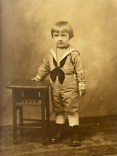 Victorian Child Posing As A Little Sailor Boy - Serious Fashion / Childhood picture
