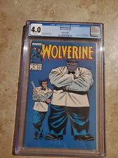 Wolverine #8 CGC 4.0 **NEWSSTAND** White Pgs Hulk as Joe Fixit (1989)  picture