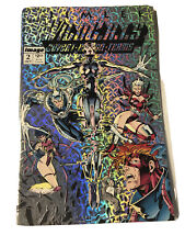 WildCats Covert Action Teams Oct #2 (1992) Prism Foil Cover.staple Hole. See Pic picture