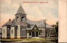 Postcard Congregational church in Onawa, Iowa~132022 picture