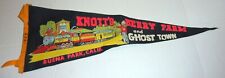 Knotts Berry Farm Ghost Town Buena Park CA Miner Steam Train Felt Pennant 27