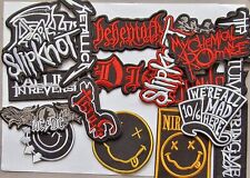 Rock Music lover badges bands collection badges Iron or Sew on Embroidered Patch picture