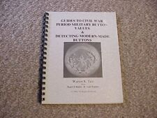 Guides to Civil War Period Military Button Values Reference Book by Warren Tice picture