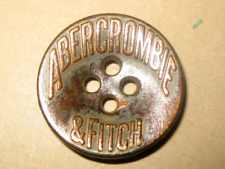 Antique 1920's Abercrombie & Fitch Metal Clothing Button 3/4