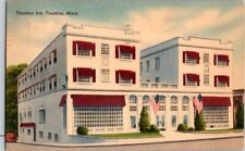 Postcard Taunton Inn Motel Taunton MA Massachusetts 1947 Art Deco Style     M264 picture