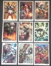 2011 MARVEL UNIVERSE COMPLETE ARTIST DRAFTS 9 CARD CHASE SET picture