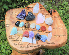 Beginners Crystal Kit, 20 pcs - Natural Rough & Tumbled Crystal (Gift Set) picture