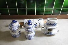 Vintage Lot of Blue Onion China picture