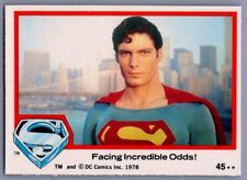 1978 Topps Superman The Movie Facing Incredible Odds #45 picture