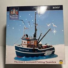 Lemax Carole Towne Collection 2007 Thomas E. Leonard Fishing Trawler Brand New  picture