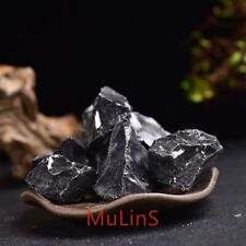 2.2lb 2-3cm Bulk Lot Natural Rough Black Obsidian Raw Rock Stone Crystal Healing picture