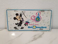 ANTIQUE Walt Disney World 20 Magical Years License Plate Brand New Unused picture