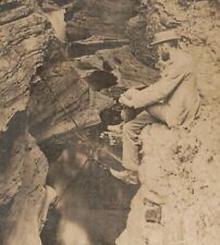 1899 Stereoview In Wonderland Watkins Glen New York NY Card Photograph picture