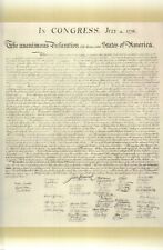 United States Declaration of Independence 1823 William Stone Facsimile, Postcard picture