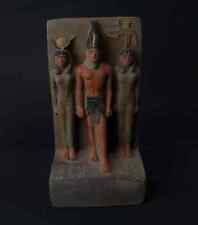 RARE ANCIENT EGYPTIAN Antiquities ISIS and Menkaure and Hathor Statue 1965 BC picture