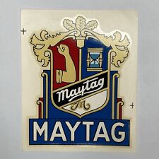 Vintage Maytag Crest Machine Stickers Decals 5x4