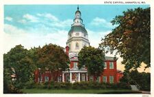 Postcard MD Annapolis Maryland State Capitol White Border Vintage PC H5471 picture
