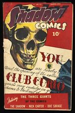 Shadow Comics v4 #12 GD- 1.8 See Description (Qualified) Street and Smith 1945 picture